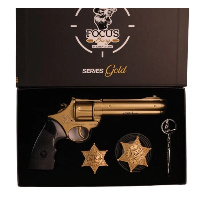 KUT.FOCUS BANG METAL OYUNCAK TABANCA GOLD