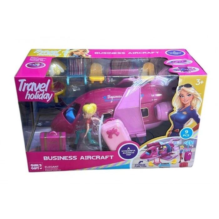 KUT.PEMBE UCAK KIZ SETI