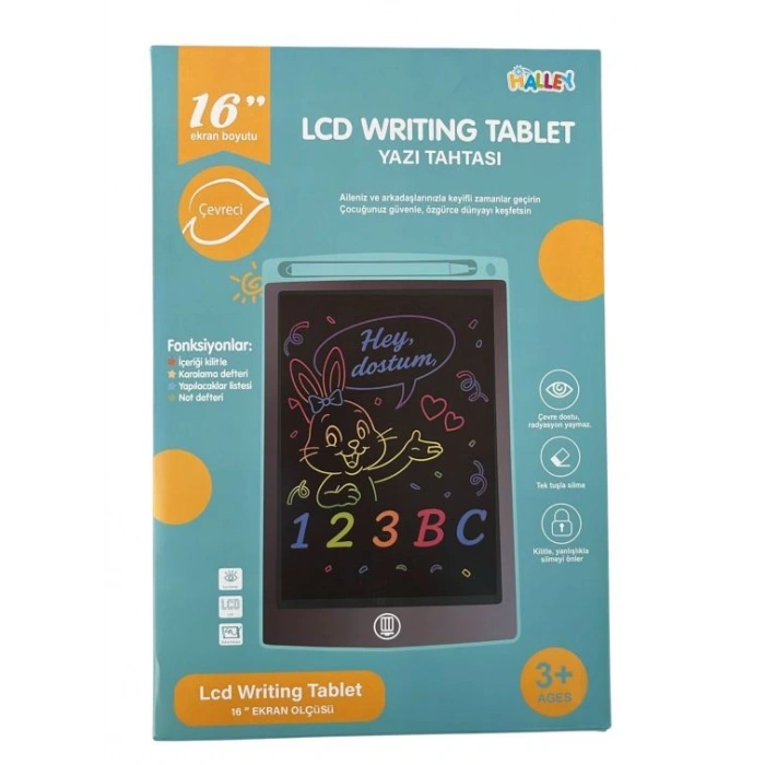 16LCD YAZI TABLETI