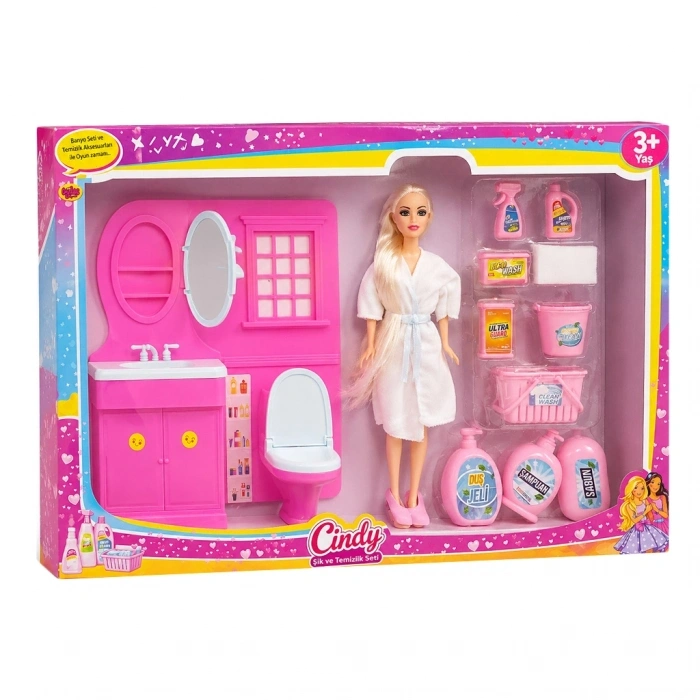 SINDY BEBEKLI LAVABO TEMIZLIK SETI