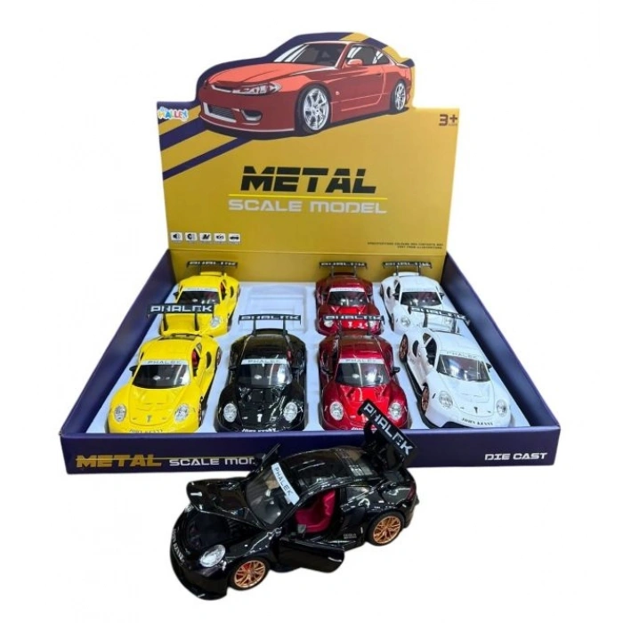 1:24 SESLI ISIKLI METAL MODEL ARABA