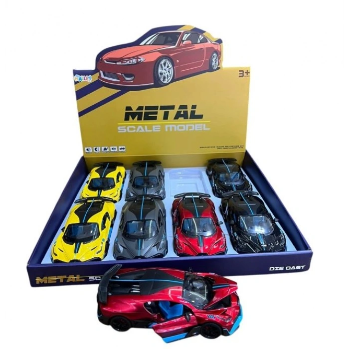 1:24 SESLI ISIKLI METAL ARABA
