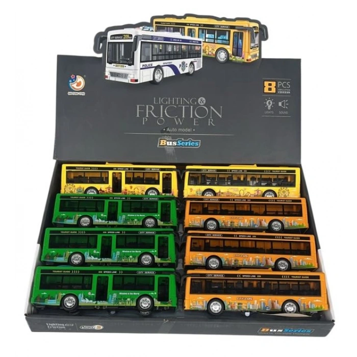SESLI ISIKLI SURTMELI OTOBUS