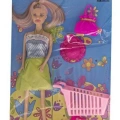 ANLILY POSETTE BABY WITH MARKET TROLLEY