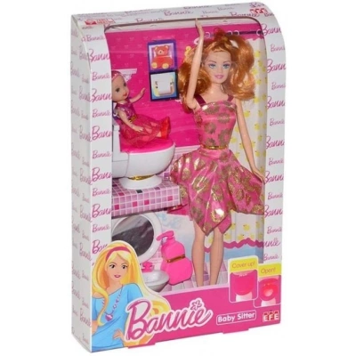 BANNIE BABY WITH TOILET SET