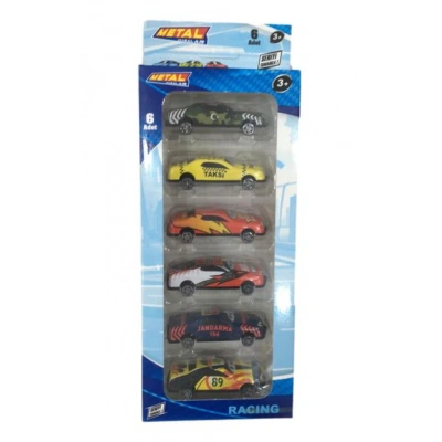 6-PIECE METAL CAR