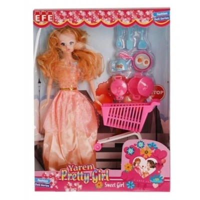 YAREN BABY WITH KITCHEN SET & STROLLER