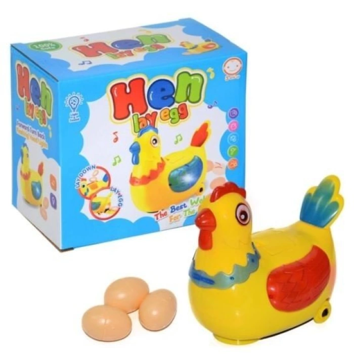 BATTERY-OPERATED EGG-LAYING CHICKEN