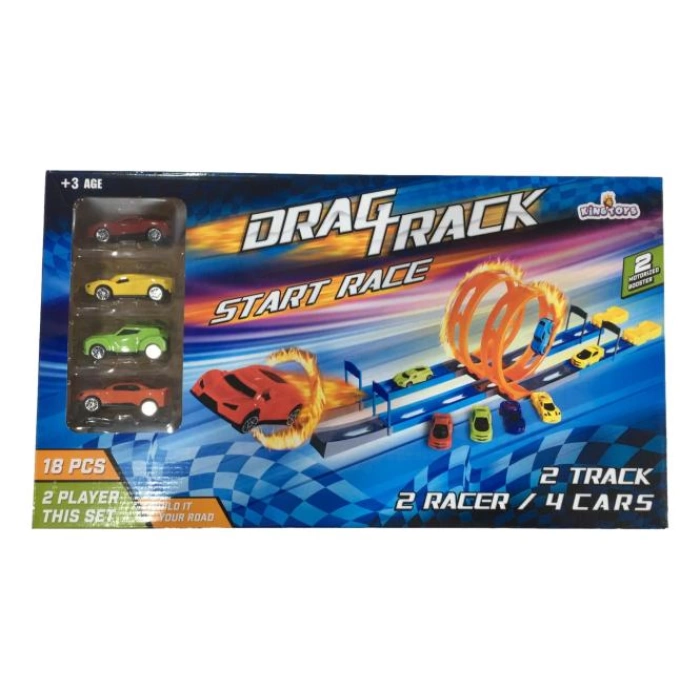 RACE TRACK WITH LAUNCHER