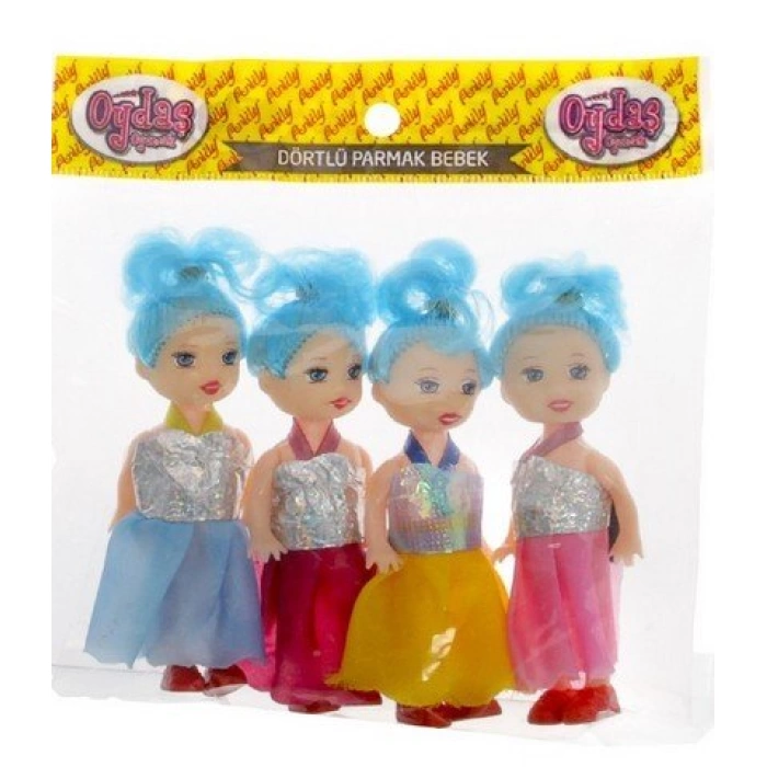 4 PIECE FINGER DOLL IN POSET