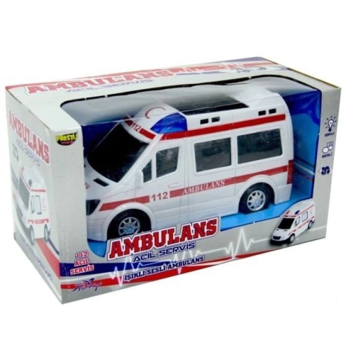 BATTERY-OPERATED AMBULANCE WITH BOX