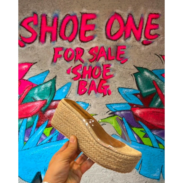 Hasır Şeffaf Dolgu Topuk