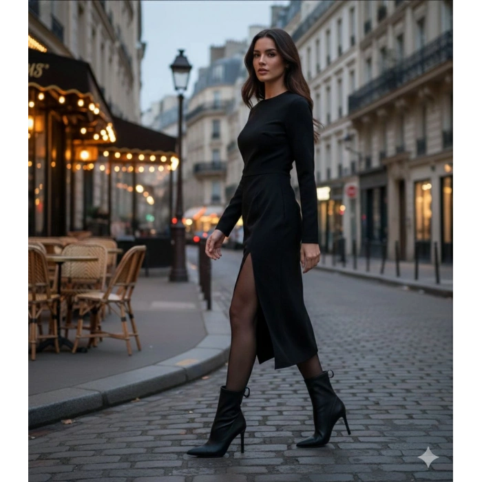 Siyah Özel Malzeme Botiee