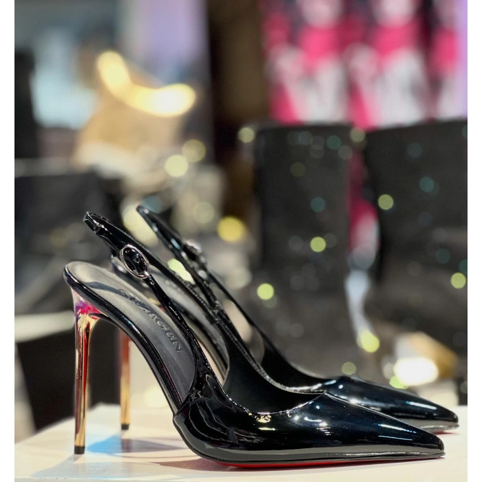 Siyah Rugan Gold Topuk