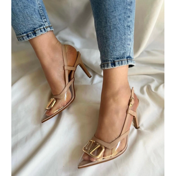 Ten Şeffaf Valentino Stiletto