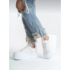 Beyaz Kalın Taban Sneakers