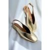 Gold Rutik Deri Babet