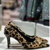 Tay Tüyü Leopar Stiletto