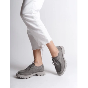 Geri Süet Hakiki Deri Bağcıklı Loafer