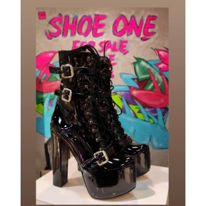 Siyah Rugan İçten Fermuarlı Platform Bot