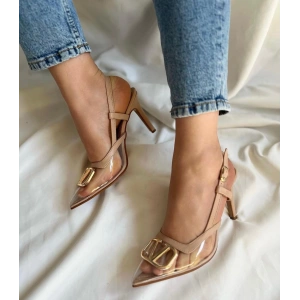 Ten Şeffaf Valentino Stiletto