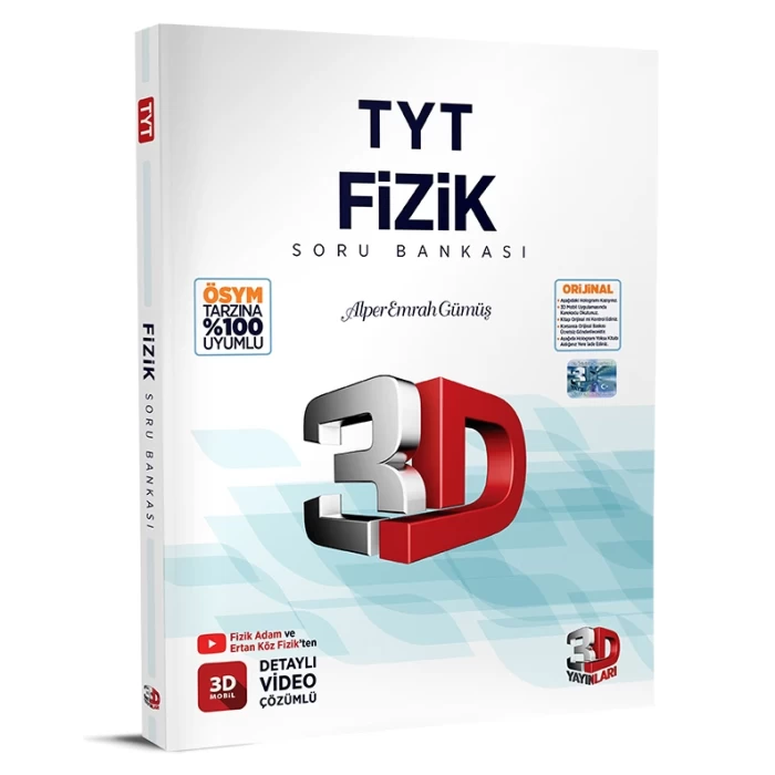 3D Tyt Fizik Soru Bankası 2023