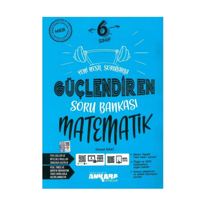 Ankara 6.Sınıf Matematik Güçlendiren Soru Bankası