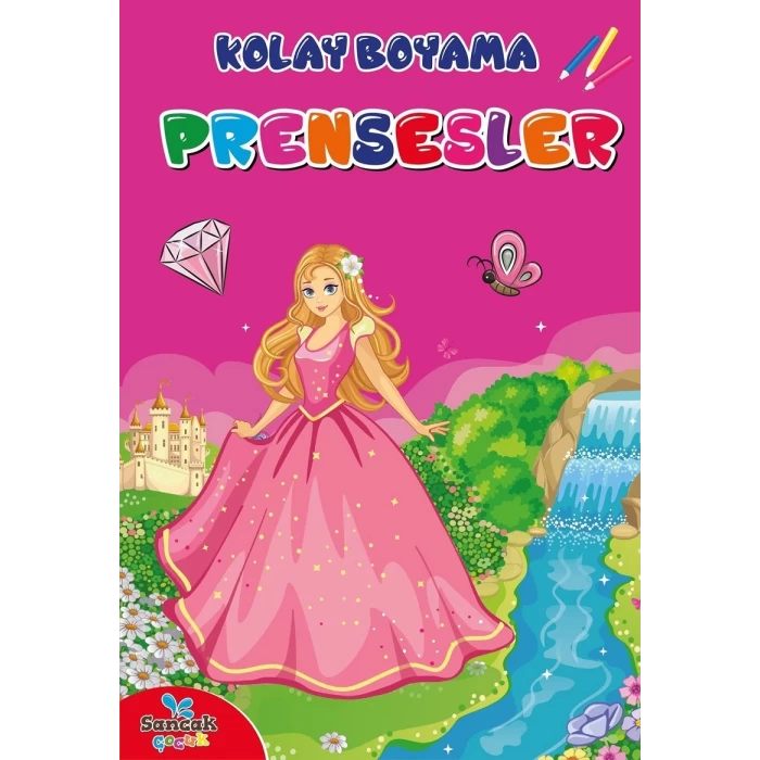 Boyama Zamanı Şirin Boyama -Prensesler