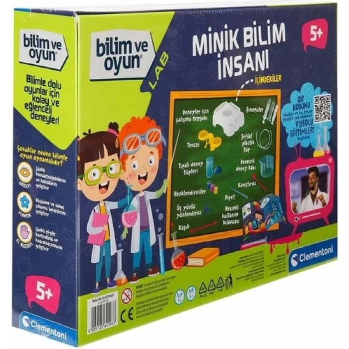 Clementoni Bilim Ve Oyun: Minik Bilim İnsanı