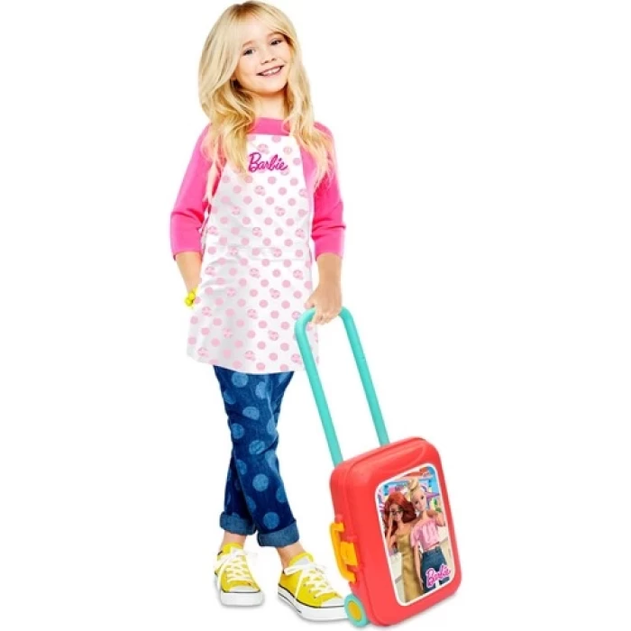 Dede Barbie Mutfak Set Bavulum Dede-03478