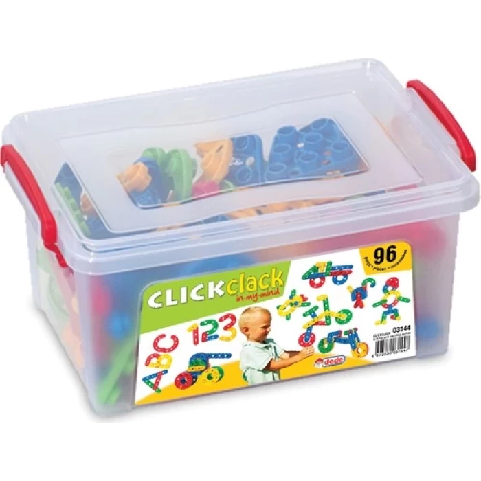 Dede Clıck Clack Puzzle Küçük Box 96 Prç Dede-03144