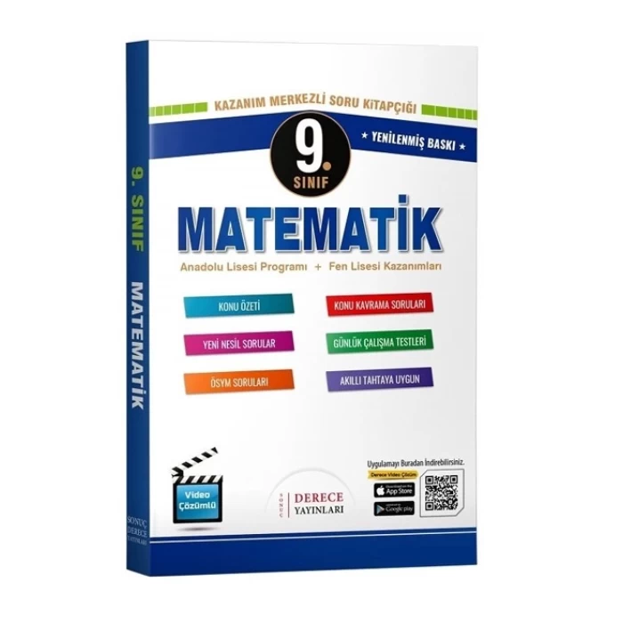 Derece 9.Sınıf Matematik Modüler Set 2022