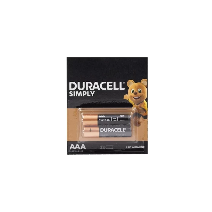 Duracell Kalem Pil 2Li AAA Kartela 200361