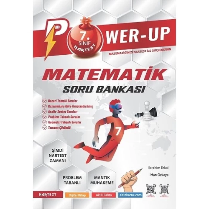 Nartest 7.Sınıf Power-Up Matematik Soru Bankası