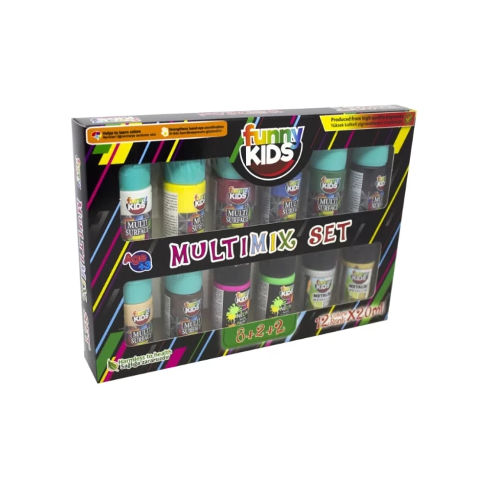 Rich Funny Kıds 20 Ml Multimix 12 Li Set Fnny-Mltx-020-05686