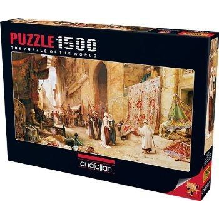 Anatolian Puzzle 1500 Parça Kahirede Halı Pazarı Ana.3751