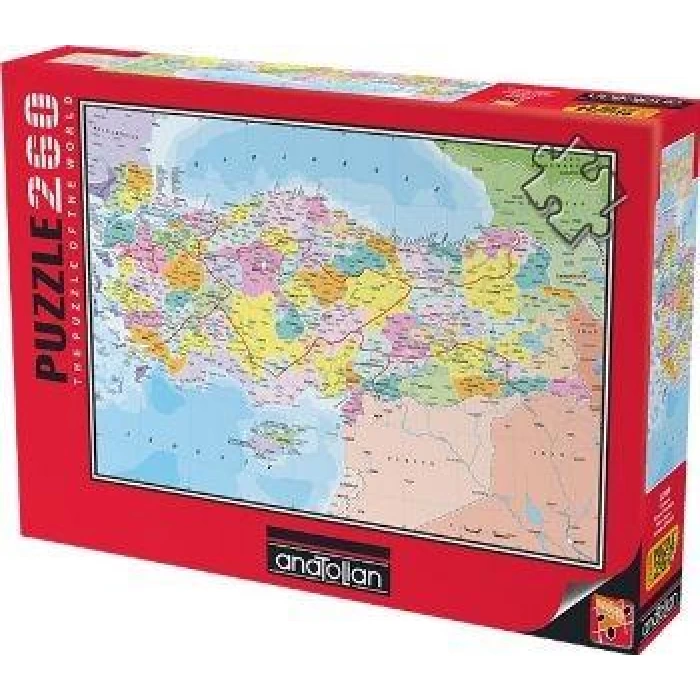 Anatolian Puzzle 260 Parça Türkiye Siyasi Haritası Ana.3269