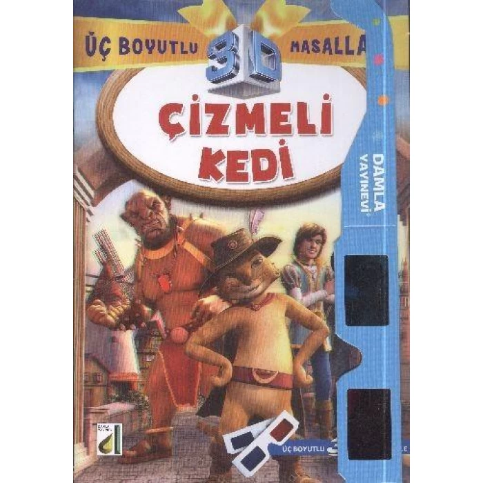 Damla Çizmeli Kedi 3d