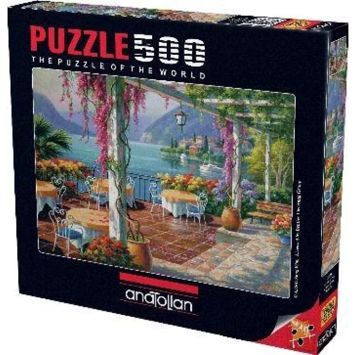 Anatolian Puzzle 500 Parça Mor Salkımlı Teras / Wisteria Terrace Ana.3578