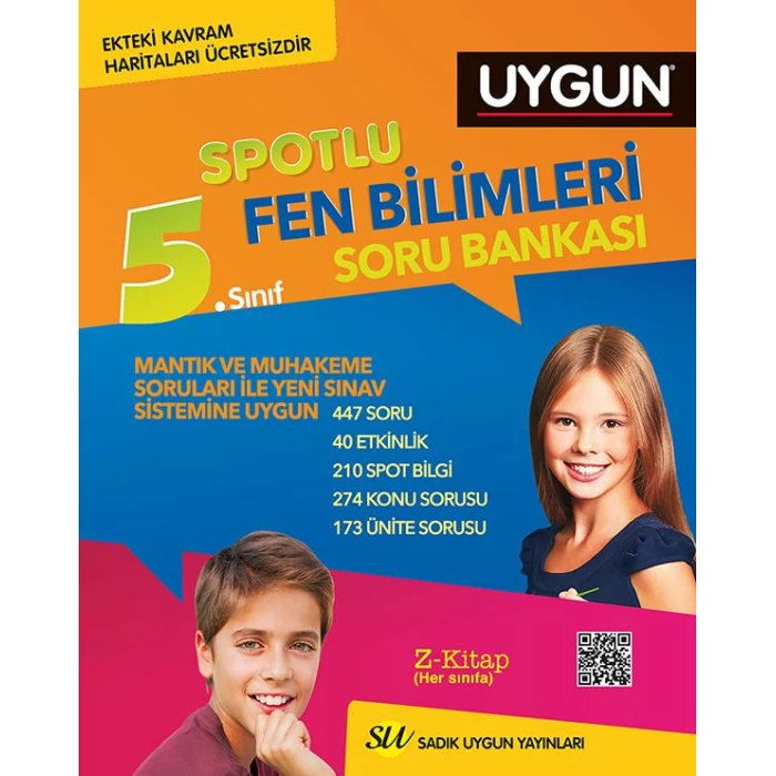 Uygun 5.Sınıf Fen Bilimleri Spotlu Soru Bankası 2019