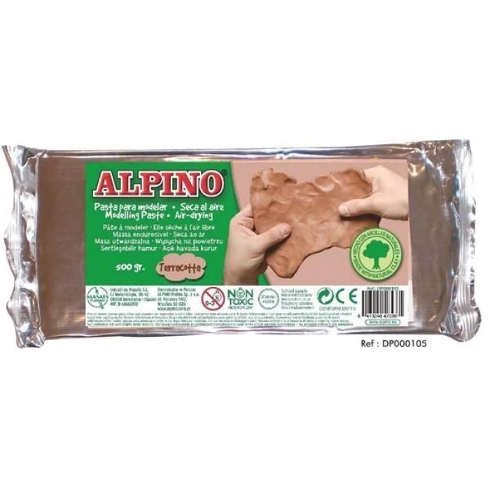 Alpıno Şekillendirme Kili 500 Gr ( Kil Rengi) Dp-105