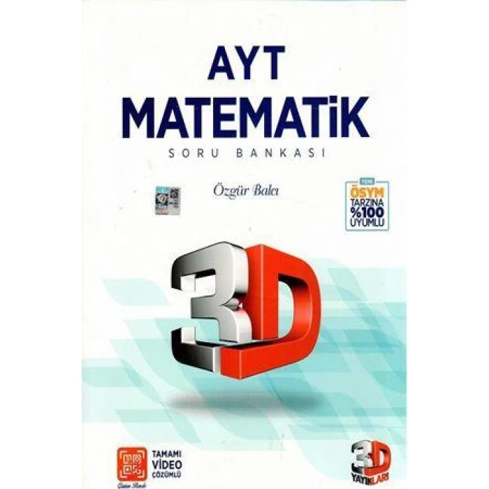 Çözüm Ayt Matematik 3D Soru Bankası 2019