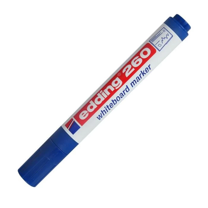 Eddıng Beyaz Tahta Kalemi (E-260) Mavi 1