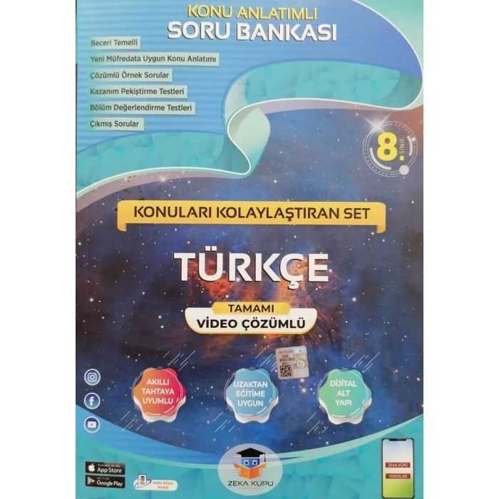 Zekaküpü 8.Sınıf Türkçe Konu Anlatımlı Soru Bankası
