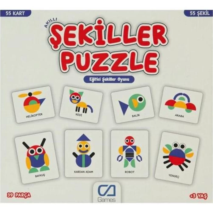 Ca Şekiller Puzzle Ca-5114