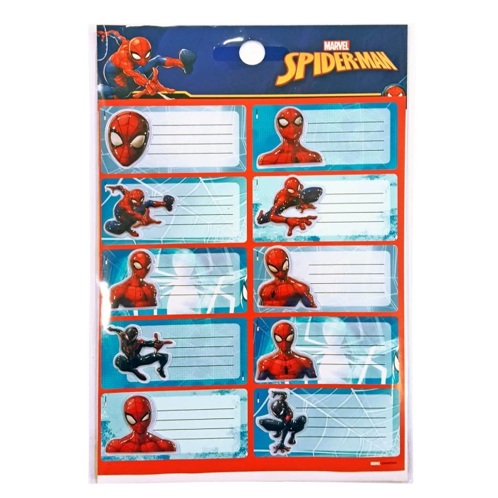 Cem Spidermen Okul Etiketi 240/480 Sm-Tga-73