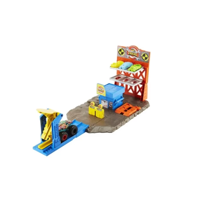 Mattel Hot Wheels Trucks Patlama İstasyonu Oyun Seti Mtl- Hfb12