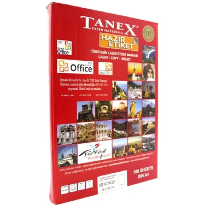 Tanex Laser Etiket Tw-2024 64x34