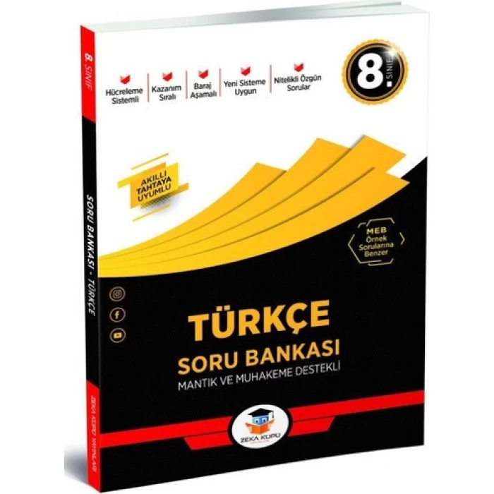 Zekaküpü 8.Sınıf Türkçe Soru Bankası 2020