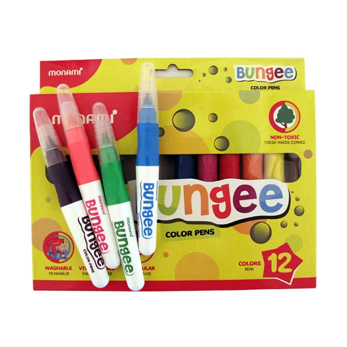 Monami Keçeli Bungee Color Pens 12 Li